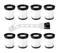 8pcs Vacuum Filter Replacement Compatible with Fabuletta FSV101 & FSV001, Filters for Cordless Stick Vacuum Cleaners with Cleaning Brush for Girnoor G165, G160, Afoddon A300