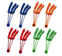 8Pcs Venetian Blind Cleaner Tool 3 Pronged Microfiber Duster for Window, Home or Air Detailing and Cleaning Tasks Red, Orange, Blue Green for Washable Sleeves for Wet and Drycleaning