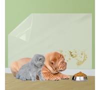 8pcs Wall Protector Self Adhesive 15X30cm Clear Plastic Sheet Splash Back for Kitchen Walls Bathroom Sink Transparent Static Cling Protective Film Office, Sofa, Chair Back, Door, Furniture Stickers