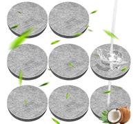 8PCS Water Bottle Filter Discs Compatible with Brita Fill & Go Filter Bottles,Micro Disc Water Filter Disc Fits Brita Fill & Go Water Bottle Replacements to Reduce Chlorine,Particulates,Impurities
