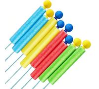 8PCS Water Guns Water Piatol for Kids Shooters Push Pull Type Foam Beach Toys Squirt Water Blaster for Summer Outdoor Beach Pool Garden Water Toys for Kids Toddlers Boys Girls Adult