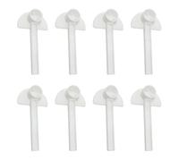 8Pcs White Bee Water Feeders Plastic Hives Door Waterer Duckbill Bees Water Dispenser Beekeeping Tools for Farm, Home, Garden