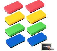 8PCS White Board Foam Cleaner - Magnetic Whiteboard Eraser for Home Office and Classroom