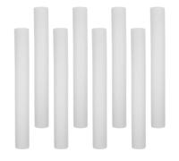 8pcs White Floral Foam Rods for DIY Bouquet Making, Cylindrical | Polystyrene Foam, Beginner Friendly and Paintable Surface, for Fresh Cut Flowers and Artificial Stems
