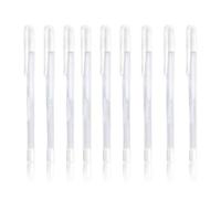 8PCS White Gel Pens, 0.8mm Nibs Rollerball Gel Pens, Fine Point Gel Pen Set, Pens for Black Paper, White Line Drawing Pen, for Artists, Sketching, Drawing, Coloring