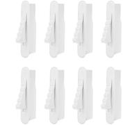 8PCS Window Sash Vent Stops for 1714WHITE, Reinforced Nylon Double Hung & Sliding Vinyl Window Stoppers Child Limiter Safety Snap-in Sash Stop Security Vent Limit Hardware for Home(White).