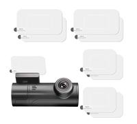 8PCS Windshield Electrostatic Film for Dash Cam, Premium Adhesive Reflective Static Window Stickers Windshield Dashcam Stickers Clear Windshield Film for Mounting Dash Cam Phone Projection Screen