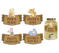 8PCS Winnie Baby Shower Decorations- Pooh Birthday Decorations- Winnie Gender Reveal Decorations-Party Decorations-Drink Label for The Pooh Baby Shower Decorations
