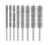 8Pcs Wire Brush for Drill, 1/4 Inch Hexagonal Shank Drill Brushes for Cleaning, Wire Brush Drill Attachment Set, Suitable For Drill Bit Cleaning Rust, Pipe Hole Tools, Cleaning Narrow Spaces