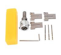 8Pcs Woodworking Tools for Bracelet Making Ring Crafting Drilling Carving Shaping Wood Drill Cutter Set Wooden Ring Maker Kit
