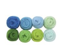 8pcs Wool Spinning Felt Fiber Needle Punch Meeting Midge Gear Rearing Supplies Knitting Relax