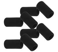 8pcs Wraparound Sponge Co2 Cartridge Sleeve for Bike and Soda Machines | Black Anti-slip Texture, Shock Absorbing Insulation, Minimizes Accidental Drops and Vibration, 2.3x1.2 Inch