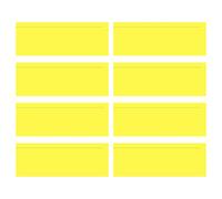 8pcs Yellow Overlays for Dyslexia Overlays Reading Ruler Guided Reading Strips Yellow Tracking Highlight Colored Overlay Bookmark Reduce Visual Stress Teacher Teaching Supplies for Classroom