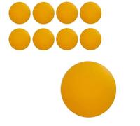 8pcs Yellow Round Leather Drinking Coasters 10CM,PU Leather Cup Mats For Cafe,Bar