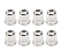 8Pcs Yootones Guitar String Through Body Compatible with Bass Tele Telecaster Style Electric Guitar (Silver)