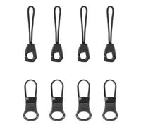 8pcs Zipper Pulls, Zip Pull Replacement Detachable Zippers Tab Tags Metal Zipper Slider Head Extender Cord Repair Handle Mend Fixer Fixing Accessories for Luggage Clothing Backpack Jackets Pants