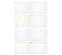 8pcs Zippered Document Bag for A4 and Letter Papers, Pp
