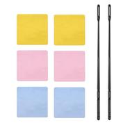 8Piece Practical Flute Maintenance Set Including Cleaning Rods And Polishing Cloths Suitable For Woodwind Instruments