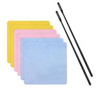 8Piece Practical Flute Maintenance Set Including Cleaning Rods And Polishing Cloths Suitable For Woodwind Instruments Professional Cleaning Tool