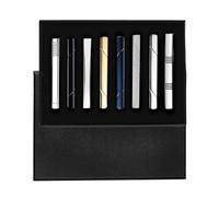 8Pieces Elegant Men Tie Clip Strong Grip Stylish Tie Pin Alloy Tie Holder Suitable For Business Meetings And Weddings