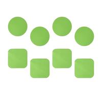 (8pieces) Nonslip Rubber Opener Set Removes Stubborn Cap Also Functions As Cup Mats Prevents Scratches Damage Rubber Gripping Pad for Easy Opening Jars Bottles Lid Kitchen Tool