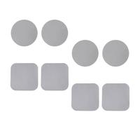 (8pieces) Nonslip Rubber Opener Set Removes Stubborn Cap Also Functions As Cup Mats Prevents Scratches Damage Rubber Gripping Pad for Easy Opening Jars Bottles Lid Kitchen Tool