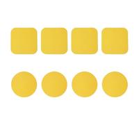 (8pieces) Nonslip Rubber Opener Set Removes Stubborn Cap Also Functions As Cup Mats Prevents Scratches Damage Rubber Gripping Pad for Easy Opening Jars Bottles Lid Kitchen Tool