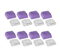 8Pieces PC Keycap Set XDA Height Wear Resistant For Mechanical Keyboards Comfortable Typing XDA Keycaps