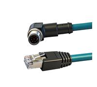 8Pin to RJ45 Networking Coding Cable 8Pin High Flexibility Camera Industrial Shielding Drag Chain Line Ethernet Cable