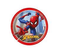 8Pk 20Cm Spiderman Crime Fighter Plates