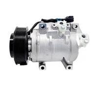 8PK AC Compressor Air Conditioner Compatible for John Deere 10SRE18C 447280-1650 RE502697 RE284680 SE502697 DCP99520 Replacement of Air Conditioning Compressor(24VO)