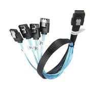8Ports HDD SSD Cable PCIe X4 X8 X16 to SFF-8087 Mini-SAS SATA 3.0 Expansion Card Cable