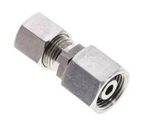 8S & 10S Stainless Steel Straight Cutting Fitting with Swivel 630 bar FKM O-ring Sealing Cone ISO 8434-1