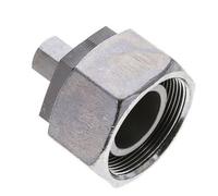 8S & 38S Zink plated Steel Straight Cutting Fitting with Swivel 315 bar NBR O-ring Sealing Cone ISO 8434-1