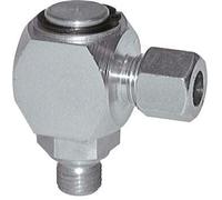 8S & M14x1.5 Zink plated Steel Swivel Joint Cutting Fitting with Male Threads DN 5400 bar NBR Rotatable ISO 8434-1