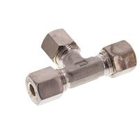 8S Stainless steel Tee Compression Fitting 630 Bar DIN 2353