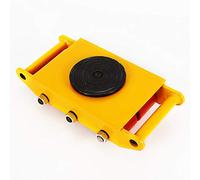 8T Heavy Duty Machine Dolly Skate Industrial Machinery Mover with 360°Rotation Cap Heavy Duty Mover Cargo Ideal for Transporting Large Heavy Objects and Everyday Furniture (Yellow)