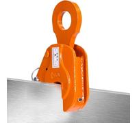8T Vertical Plate Lifting Clamps | 17600lbs Load Capacity Heavy Duty Plate Clamp with 2.3 Inch Jaw Opening for Safe and Efficient Lifting of Steel Plates