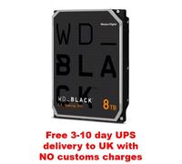 8TB Western Digital BLACK 3.5" SATA III Hard Drive - 7200RPM, 256MB Cache