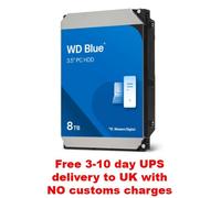 WD 8TB Blue 3.5” SATA HDD/Hard Drive
