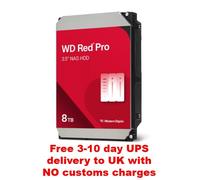 8TB Western Digital WD Red Pro NAS (7200RPM, 3.5", SATA III, 256MB Cache)