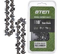 8TEN 18 Inch Full Chisel Chain .050 3/8 LP 63DL for Husqvarna Stihl Craftsman Worx Greenworks