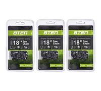 8TEN Chainsaw Chain 18'' .050 3/8 68 Drive Links Stihl Husqvarna 455 460 Rancher H47-68 501842668 72LGX068G 3623 005 0068 (3 Pack)