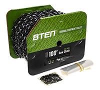 8TEN Chainsaw Chain Bulk Reel Full Chisel 100 Foot .058 Gauge .325 Pitch