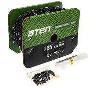 8TEN Chainsaw Chain Bulk Reel Semi Chisel 25 Foot .050 Gauge 3/8 Pitch Low Profile