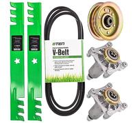 8TEN Deck Rebuild Kit for Poulan 42 inch PO19542LT Blade Spindle Belt Idler
