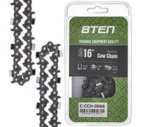 8TEN Full Chisel Chainsaw Chain 16 Inch .043 3/8 LP 56DL for DeWalt Poulan Solo Greenworks Makita Red Max
