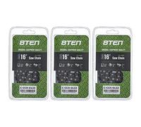 8TEN Full Chisel Chainsaw Chain 16 Inch .050 3/8 55DL for Stihl MS 170 181 201 for Poulan PLN3516F (3 Pack)