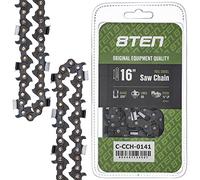 8TEN Full Chisel Chainsaw Chain 16 Inch .050 3/8 LP 60DL for McCulloch Mac Cat Super Poulan