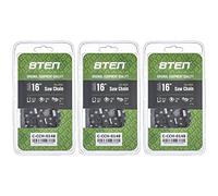 8TEN Full Chisel Chainsaw Chain 16 Inch .058 3/8 60DL For Husqvarna 455 Rancher Poulan 475 Jonsered 2165 (3 Pack)